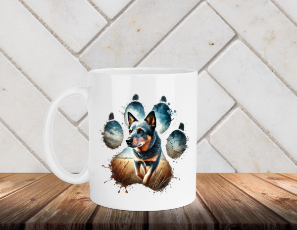 Keramikbecher mit Australian Cattle Dog